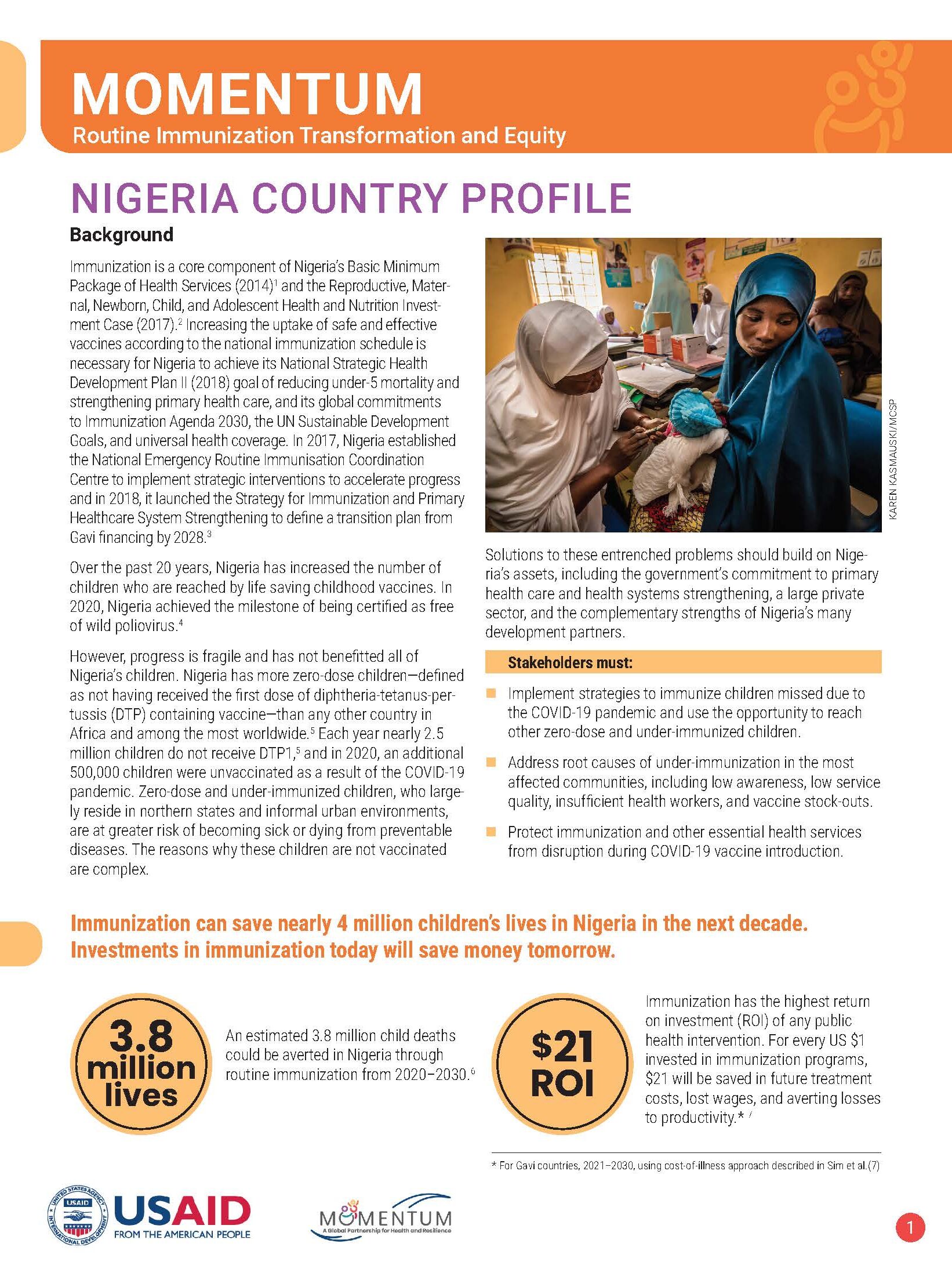 literature review on immunization in nigeria pdf